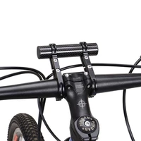 bike bicycle flashlight holder handle bar front light extender double tube mount tube mount