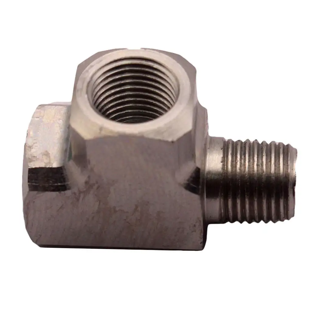 

1 шт. 1/8 "BSPT NPT T Tee для датчика давления воздуха, масла, воды, манометр, мягкий адаптер