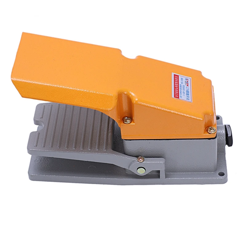 LT4 foot switch aluminium case treadle pedal for machine tool control silver contact Promotion | Строительство и ремонт