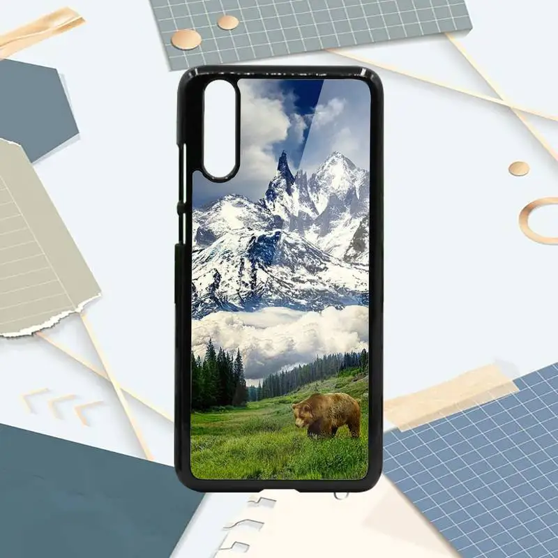 

Natural scenery lake Snow mountain Phone Case TPU For Samsung Galaxy S6 S7 S8 S9 S10 S20 plus ULTRA