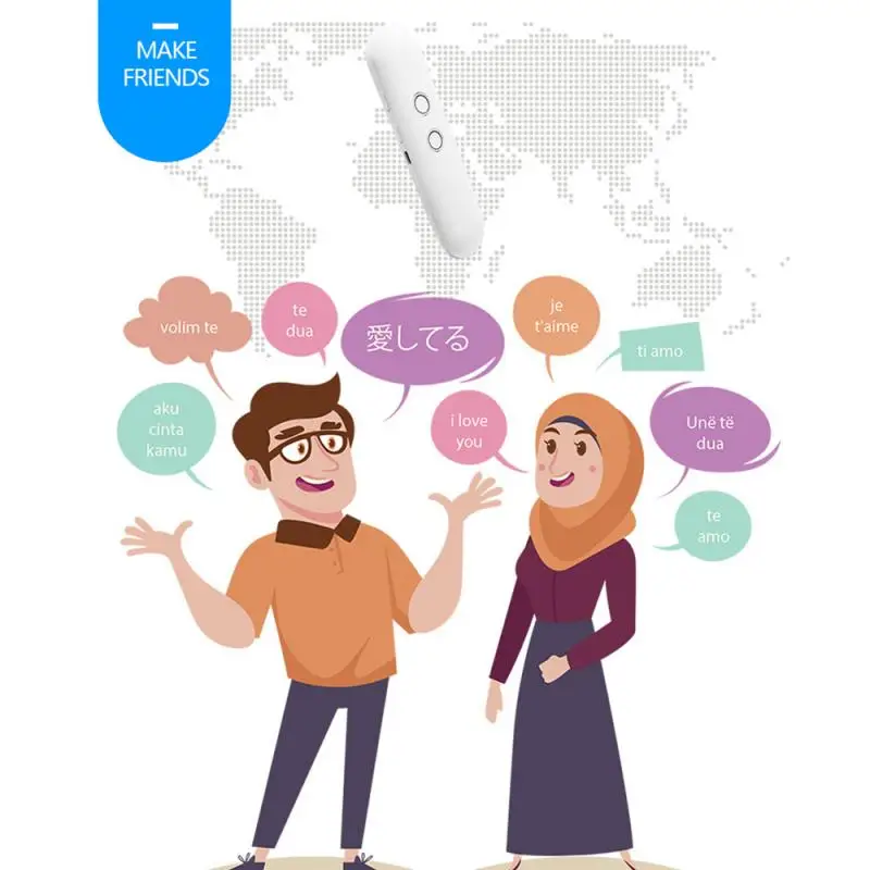 T4 портативный умный голосовой переводчик обновленная версия для изучения