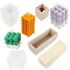 Силиконовая форма в виде волшебного шара в форме свечи, форма круглого Пузырькового шара из смолы, формы для выпечки мыла, домашний декор, подарки