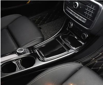 Автомобильный аксессуар для Mercedes Benz A/GLA/CLA Class 200 220 260 W176 A180 3D хромированная центральная консоль панель отделка наклейка украшение