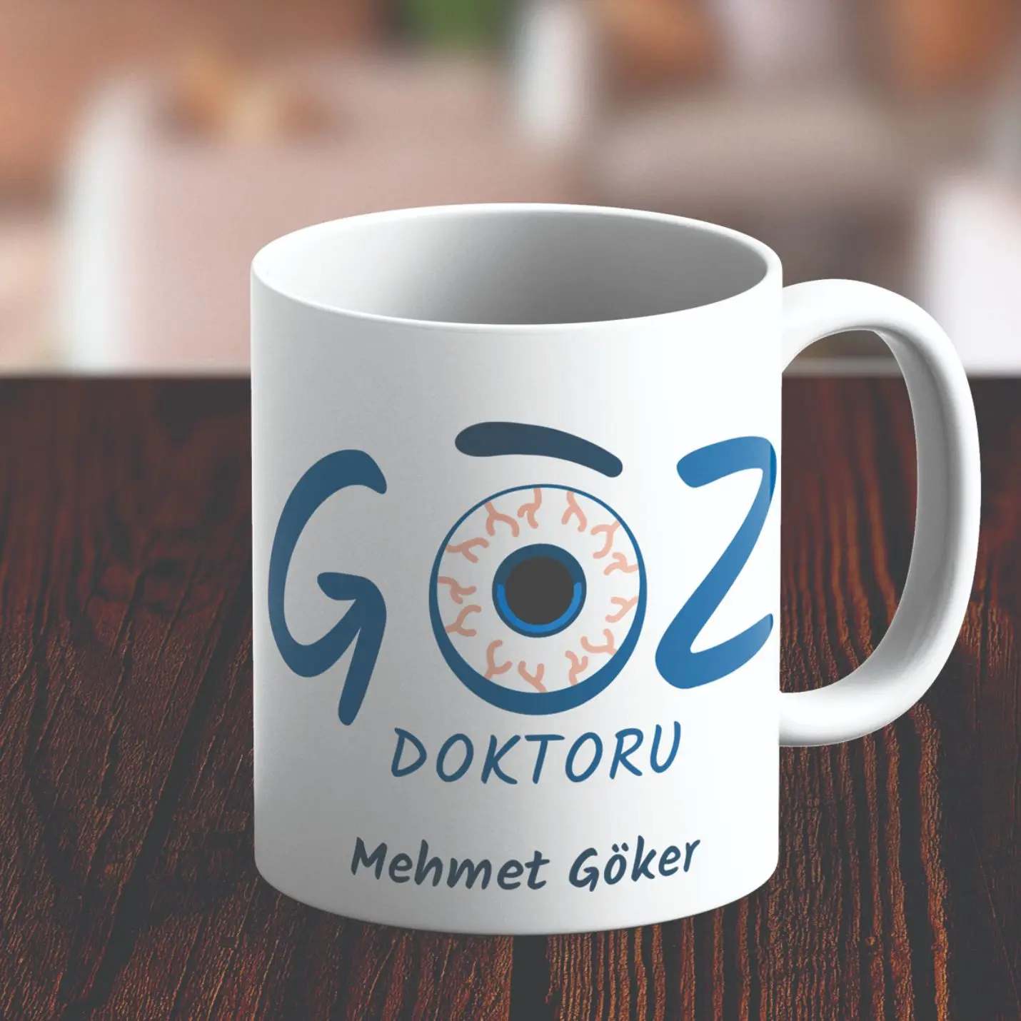 

Personalized Eye Doctor Design Mug Cup