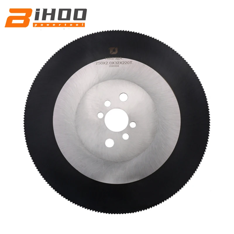 

250-370mm HSS Circular Saw Blade Cutting Disc Thickness 1.0-3.0mm for Cutting Metal Copper Iron Stainless Steel Pipe Bar Black
