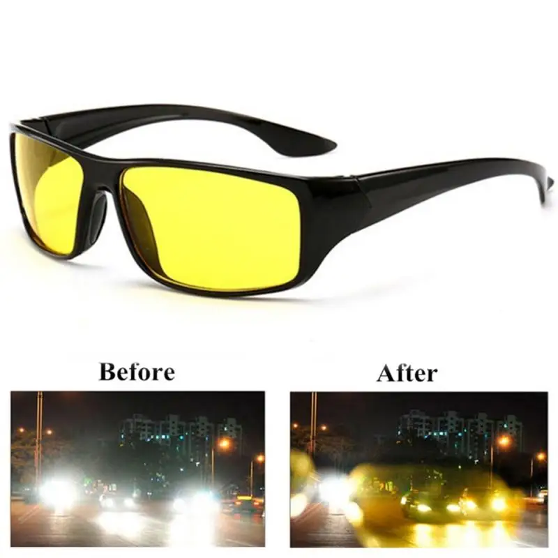 

Anti-Glare Night Vision Driver Goggles Night Driving Enhanced Light Glasses Fashion Sunglasses Goggles Car Accessries