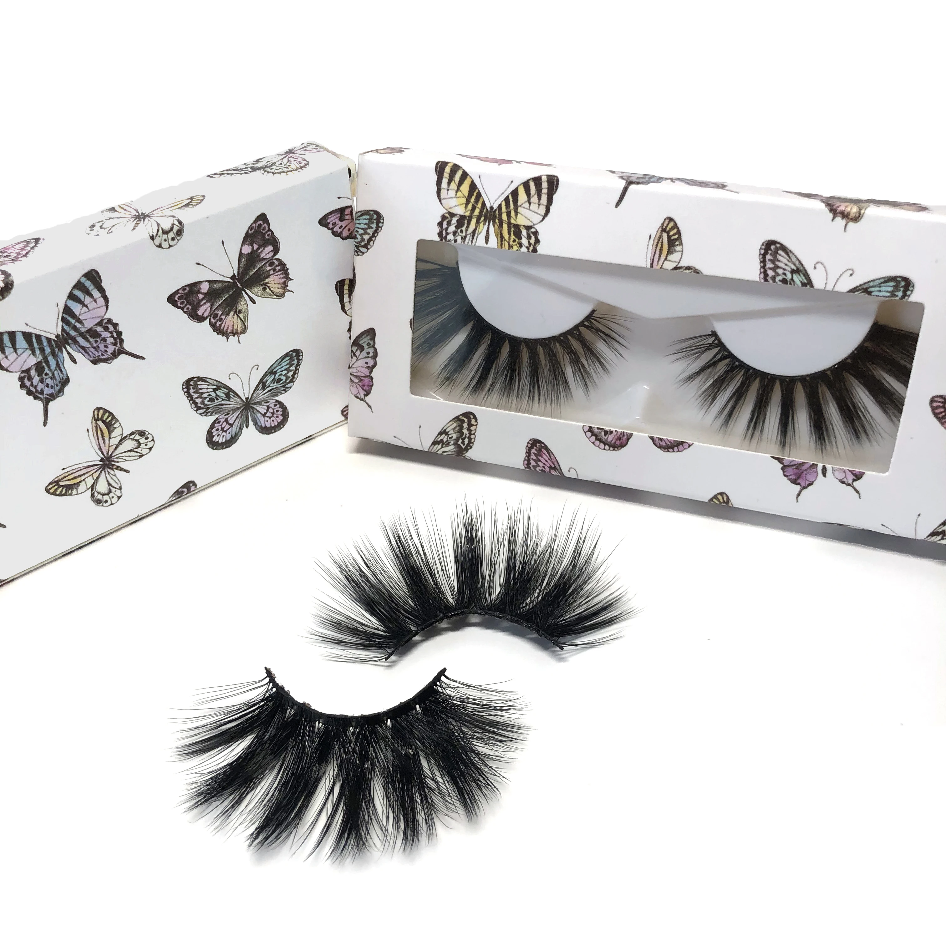 

Silk 3D Eyelashes Hand Made Reusable Natural Long Faux Mink Lashes Vegan 100% Cruelty Free False Lashes Makeup