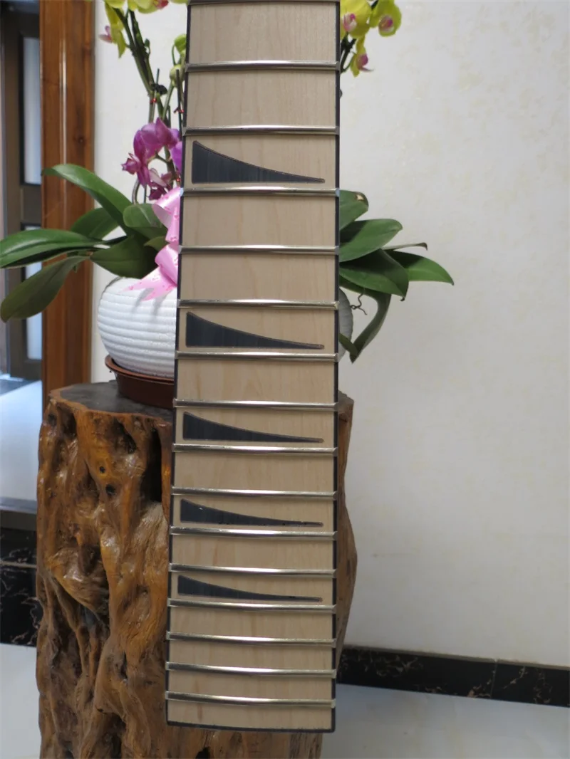 elektrische gitarre neck linkshänder ein stück gitarre hals für gitarre diy skala länge 648mm free global shipping