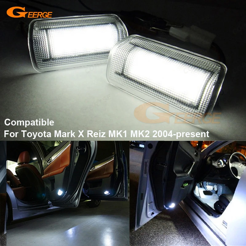 Для Toyota Mark X Reiz MK1 MK2 2004 настоящий отличный ультра яркий Smd светодиодный дверной