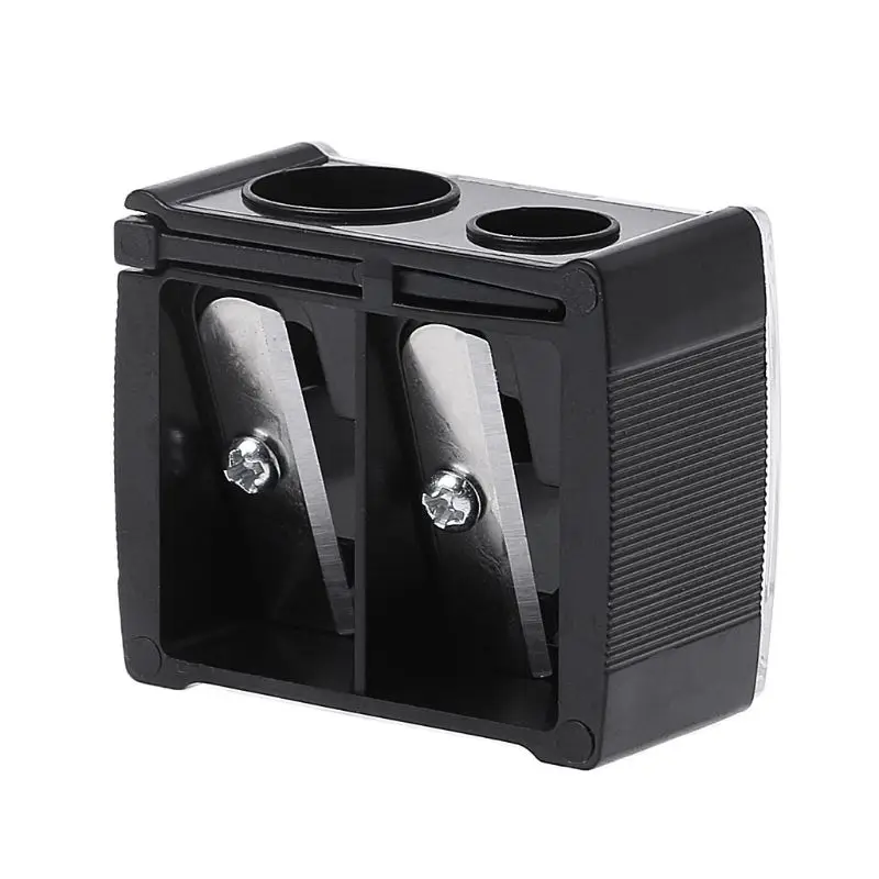 Два отверстия точилка для Косметическая подводка глаз карандаш + косметических