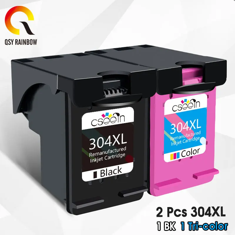 QSYRAINBOW 1 3 шт. для HP 304 XL сменный чернильный картридж Envy 5000 5010 5012 5014 5020 5030 5032 5034 5052