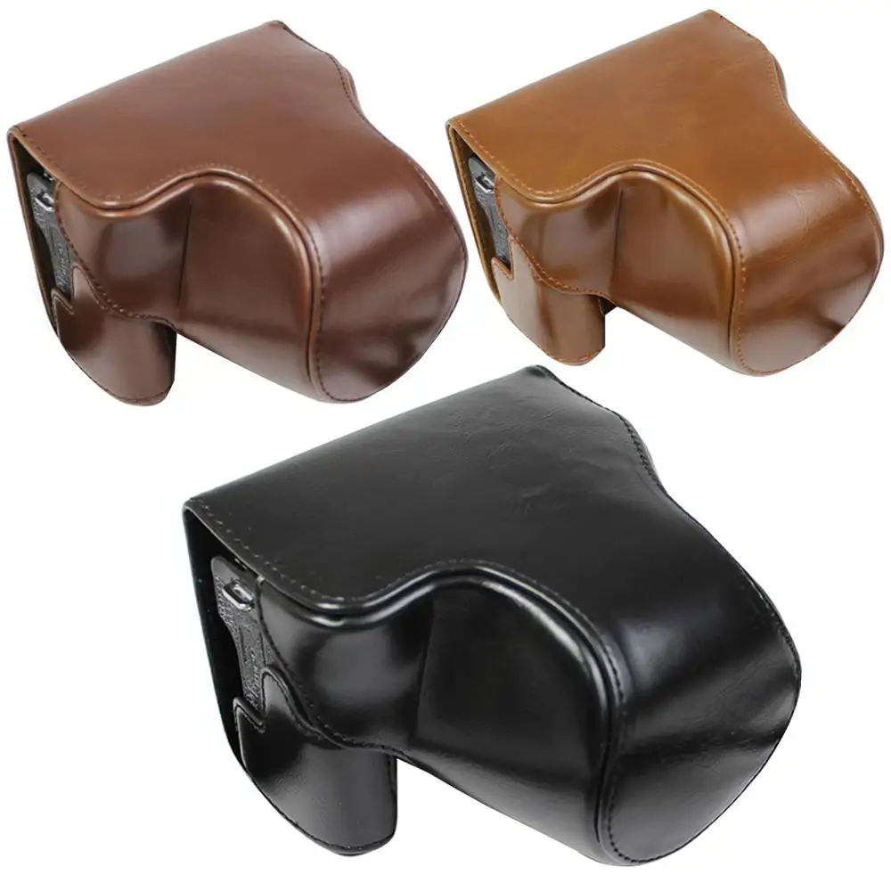 Чехол из искусственной кожи на весь корпус для цифровой камеры Canon EOS M6 mark ii m6 15 45