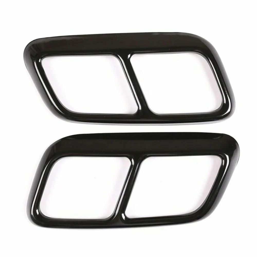 

For LR Range Rover Sport 2018-2019 Exhaust Muffler Cover 2pcs Replacement Exhaust Mufflers Cover Trim 1 Pair
