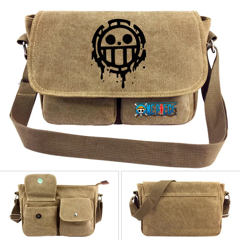 

Цельный Повседневный Спортивный винтажный холщовый рюкзак через плечо с черепом для мужчин, многофункциональный рюкзак-мессенджер, Высоко...