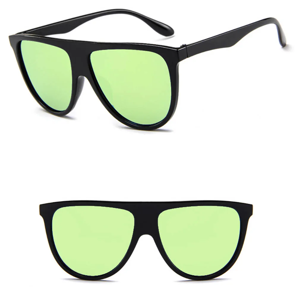 2019 Модные женские тонкие роскошные солнцезащитные очки кошачий глаз с плоским