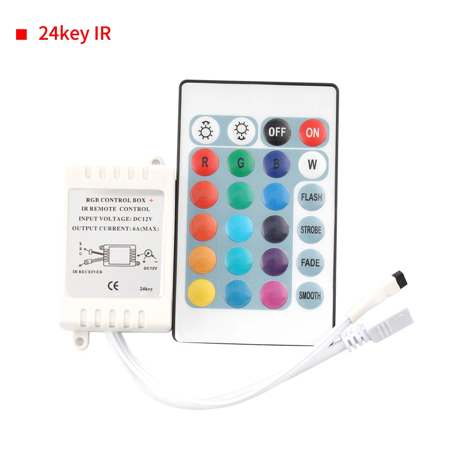RGB RF светодиодный LED Дистанционное управление er DC 12В 24В ционное Светодиодная