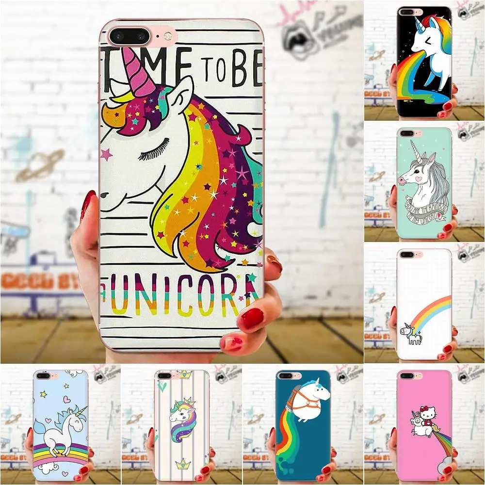 Чехол из ТПУ с принтом для Xiaomi Mi3 Mi4 Mi4C Mi4i Mi5 Mi 5S 5X 6 6X 8 SE Pro Lite A1 Max Mix 2 Note 3 4 Единорог на