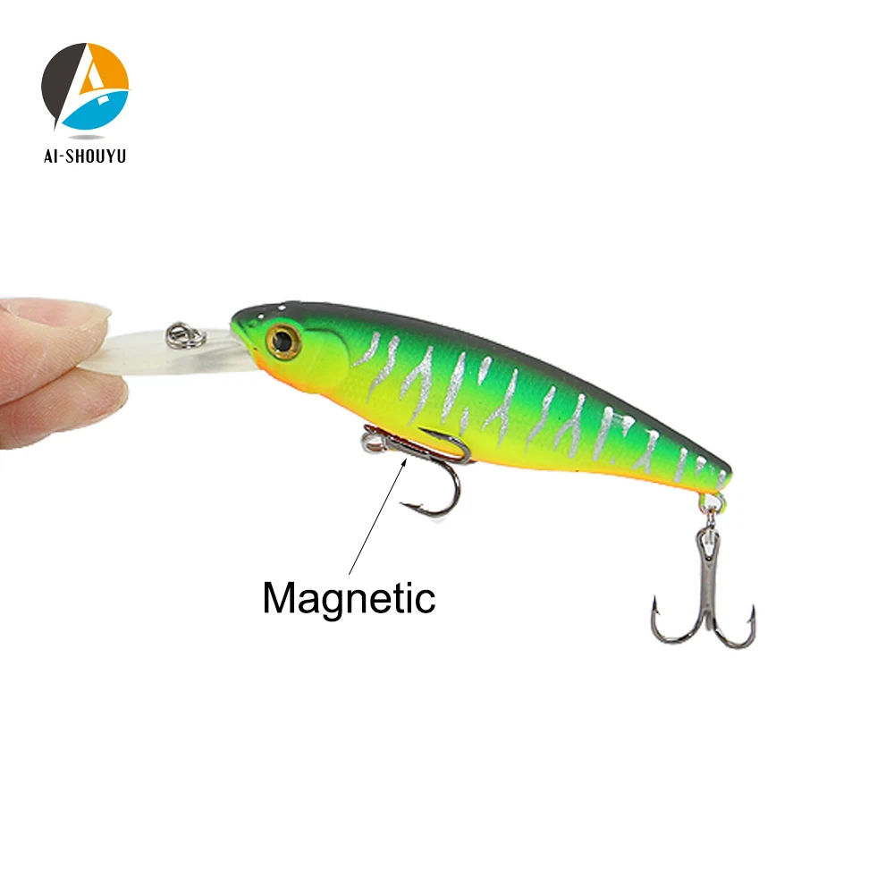 Рыболовные приманки-гольян 1 шт. 85 мм/7 г подвесная приманка магнитная жесткая