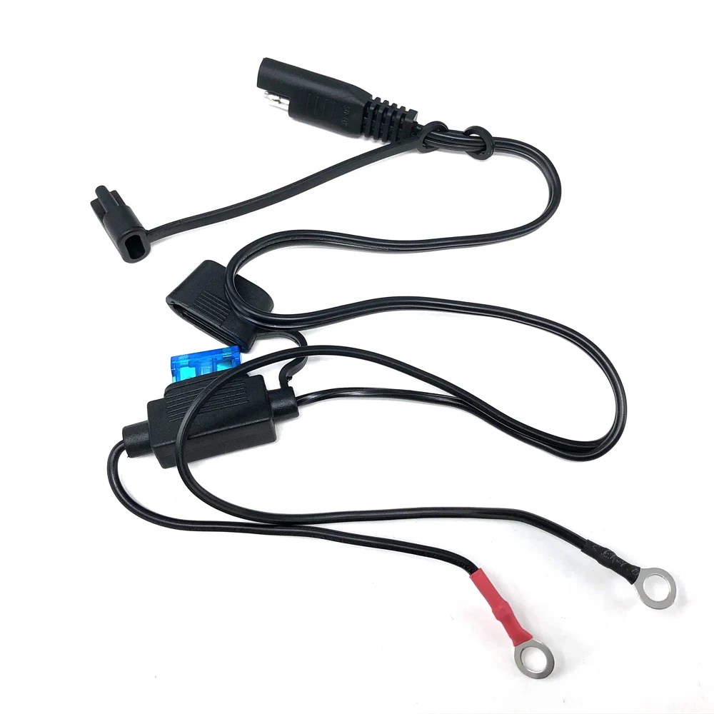 DIY 60 см 18AWG SAE кабель кольцо клеммной батареи зарядное устройство для быстрого