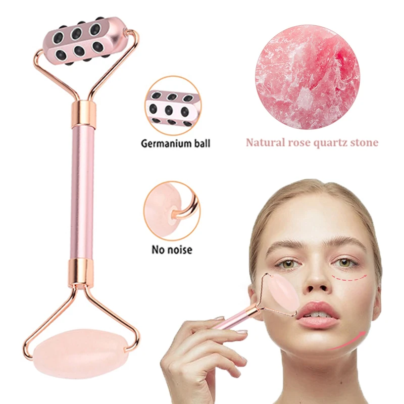 

New Natural Crystal Jade Roller Facial Massage Roller Face Eye Face Neck Natural Massager Thin Lift Beauty Slimming Tools Roller