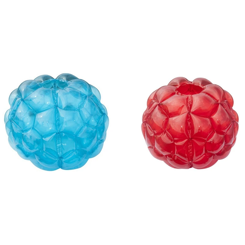 

2Pcs 60Cm Human Knockerball Inflatable Bubble Bumper Bubble Soccer Ball Outdoor Kids Toy Inflatable Bumper Ball(A) & (B)