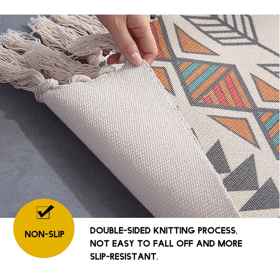 Кухонные коврики в стиле бохо для гостиной ручная работа искусственный