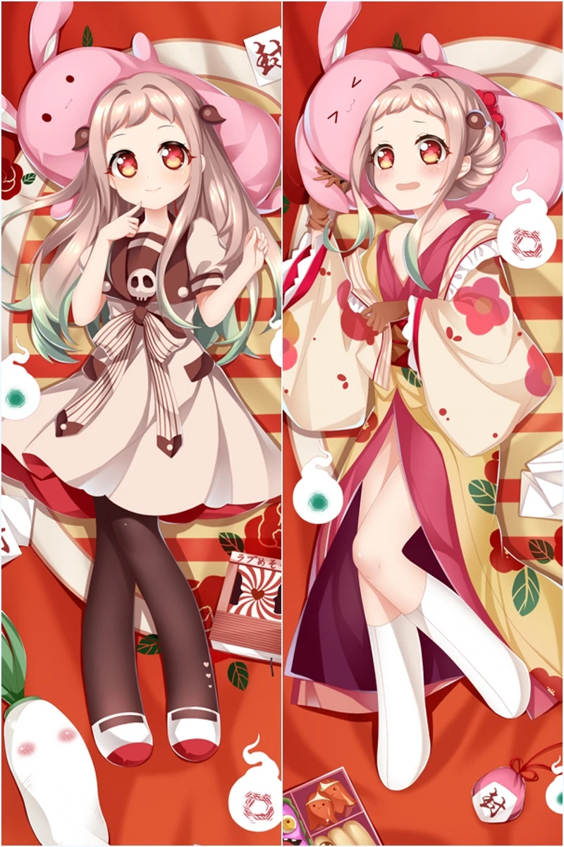 Аниме Туалет-Hanako-кун Гавайская казарка ясиро Косплэй Подушка Dakimakura Чехол