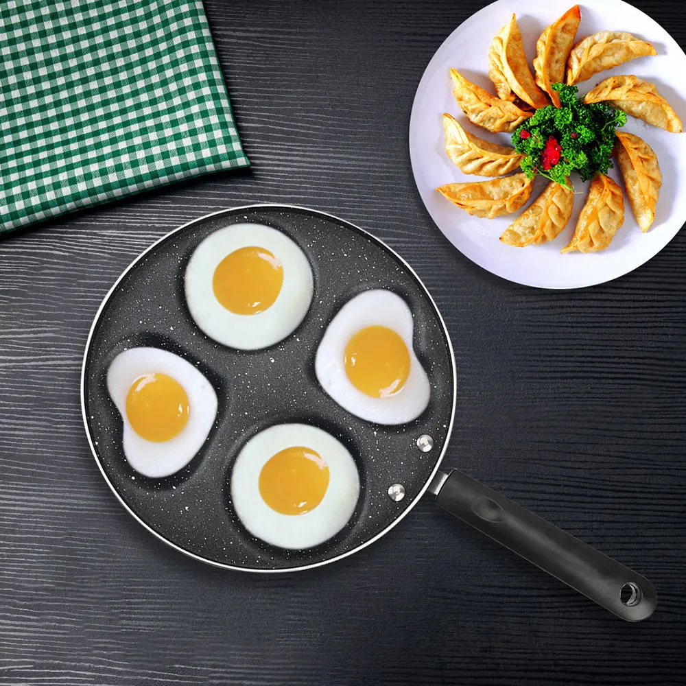 HOOMIN 4/5/7-hole Creative Frying Pot Breakfast Maker Thickened Omelet Pan Non-stick Egg Pancake Steak Cooking Ham Pans | Дом и сад