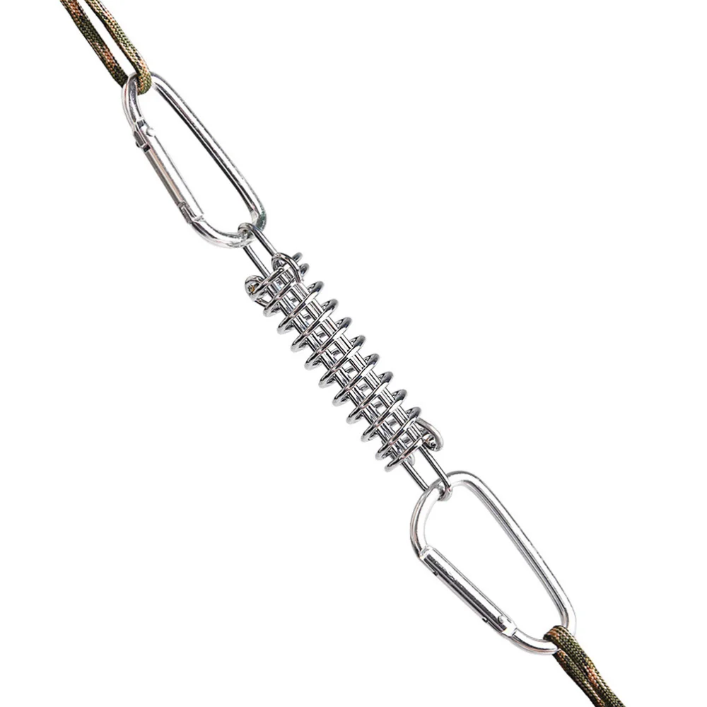 

1 Set Durable Rope Buckle Hook Steel Tent Pegs Backpacking Tent Fastener