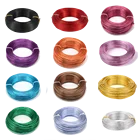 1 рулон, алюминиевая проволока для ювелирных изделий, аксессуары для ожерелья, браслета 0,8 мм, 1 мм, 1,5 мм, 2 мм, 3 мм, 4 мм, 5 мм, 6 мм, 23 Цвета