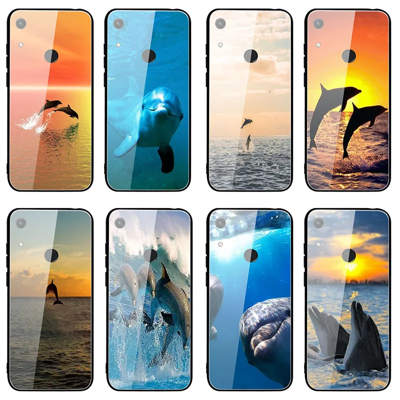 Крышка из закаленного стекла с узким дельфином для Huawei Mate 20 P20 P30 P40 Lite Pro Plus P Smart