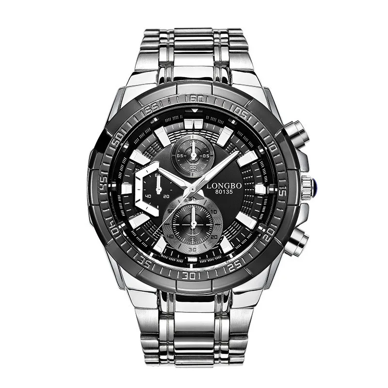 

New Multifunctional Steel Men's Watch 2020 Waterproof Luminous Watch Men's Business Watch Watches Luxury Fashion & Casual Black