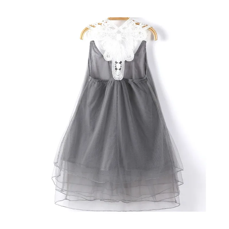 Kids Girls lace embroidery Dress Baby Girl beading Birthday Party Dresses Children Fancy Princess Ball Gown Wedding Clothes | Детская