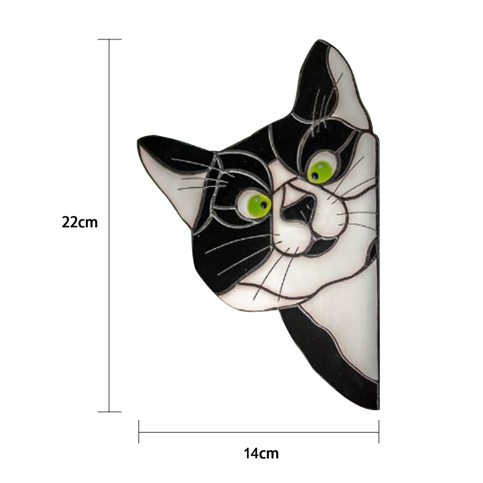 

Cat Wall stickers Personality Creative Interest Pet Stickers Decoration for Home and Car muurstickers voor kinderen kamers c1