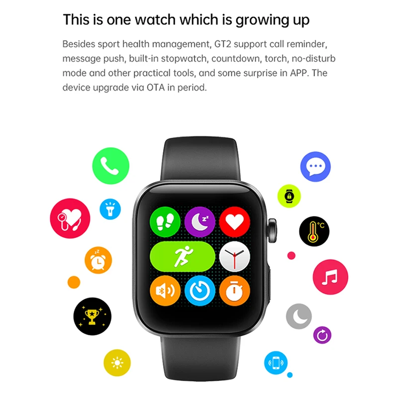 

Xiaomi Youpin Smart Watch Men's Bluetooth Call Smart Bracelet Women's GT3 Bluetooth Music Applicable to Huawei ios Xiaomi