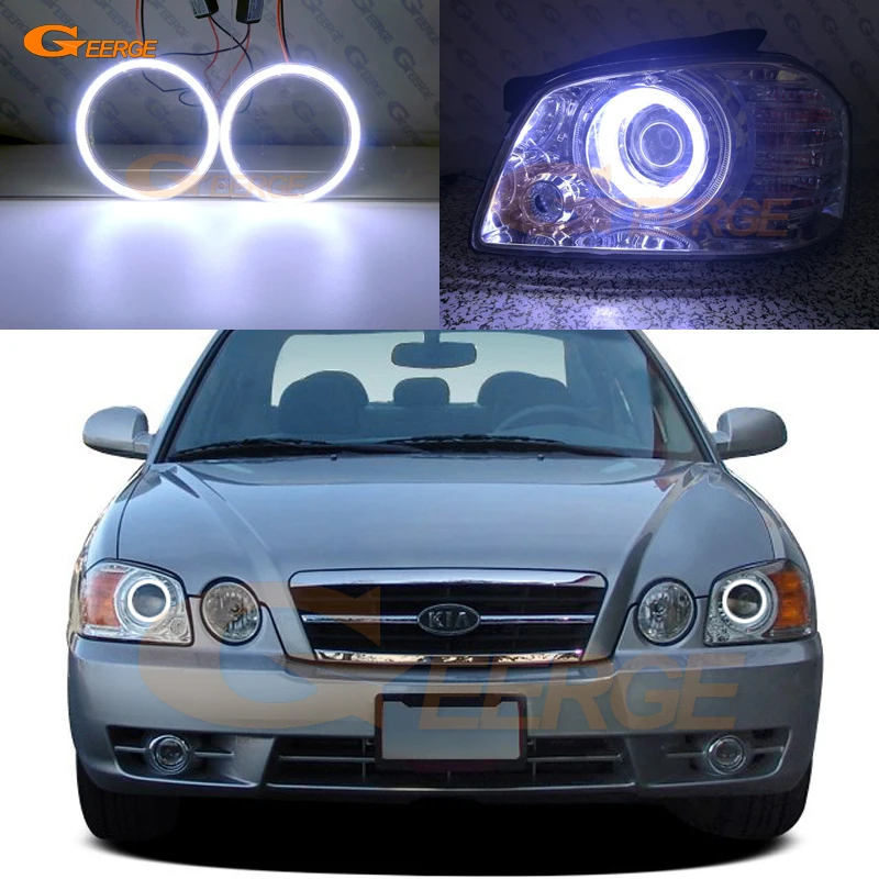 Отличные кольца в виде гало с монолитным блоком светодиодов ультраяркие для фар