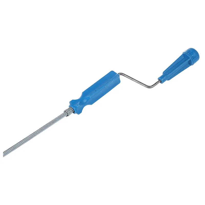 

Plunger Steel Manual Hand Toilet Obstructions Remover Closet Auger 1.9M