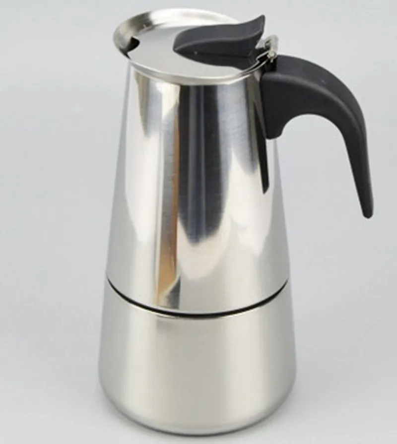 Высокое качество-кофейник из нержавеющей стали Moka кофейник Mocha | Дом и сад