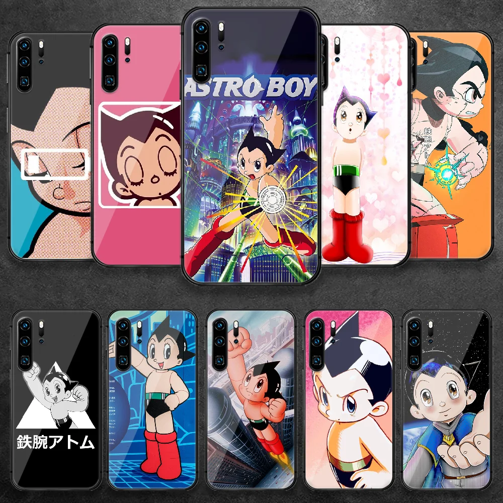 

Astro Anime Boy Cartoon Tempered Glass Phone Case Cover For Huawei Honor Mate P 7 8 9 10 20 30 40 A X I Pro Lite Smart 2019