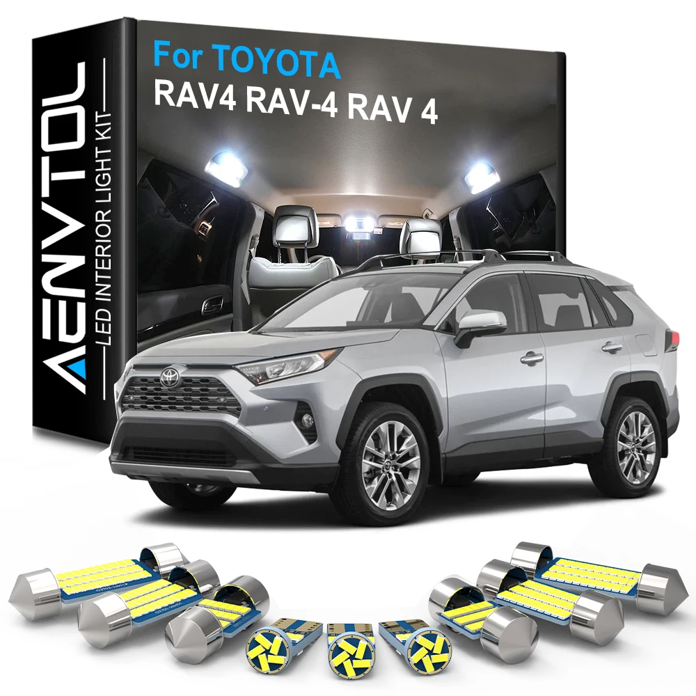 AENVTOL Canbus Interior Light LED  For Toyota RAV4 RAV 4 XA10 20 30 40 50 1998 1999 2004 2006 2007 2016 2017 2018 2019 2020 2021