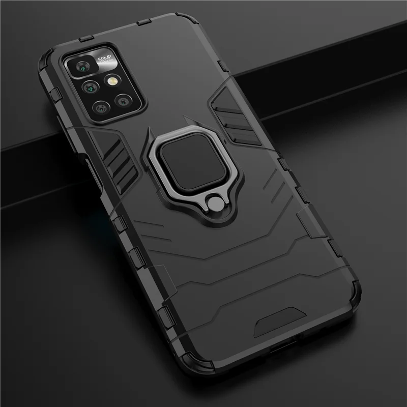 For Xiaomi Redmi 10 Case Protective Case For Xiaomi Redmi 10 Cover Armor Shell Finger Ring Cover For Xiaomi Redmi 10 Prime Case
