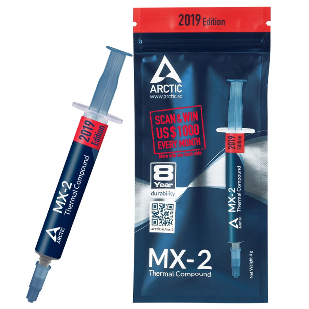 ARCTIC MX-4 4g AMD Intel процессор процессорный кулер вентилятор охлаждения термопаста VGA составной радиатор пластырь MX4 кулер паста
