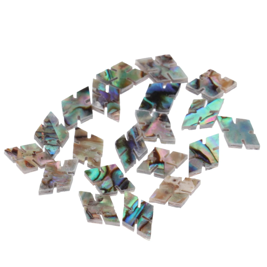 

20x Rhombic Fret Inlay Dot Decal for Electric Guitar Bass Instrument Accs