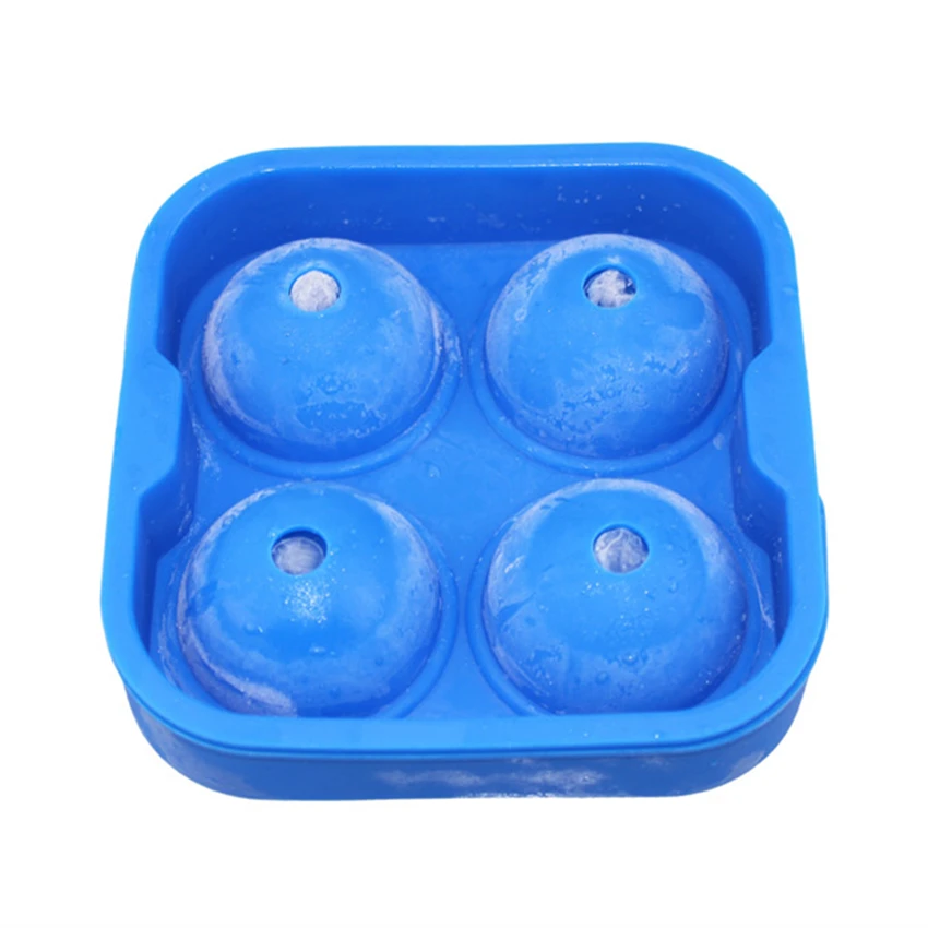 4 шт./лот коктейльный кубик льда шар больших шара силиконовая форма для большой