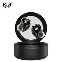 kz sk10 tws bluetooth compatible earphones 1ba 1dd hybrid hifi sport headset wireless touch control noise sport headset pk sks