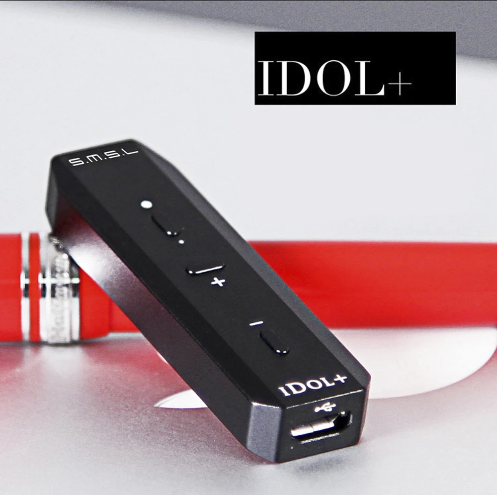 SMSL IDOL + Портативный Аудио USB DAC AMP Мини усилитель для наушников Micro 3 5 мм разъем 24