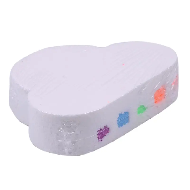 

Rainbow Cloud Bath Bomb, Moisturizing Skin Care Natural Bath Fizzy Bath Salt Handmade Gift For Women, Mom, Girls, Kids