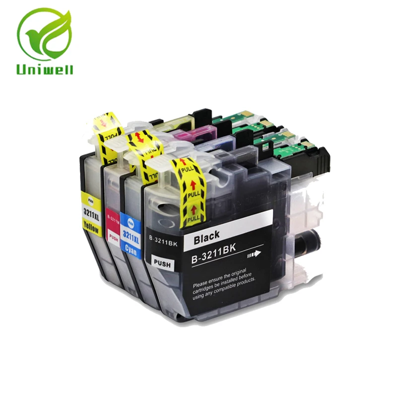 Чернильный картридж Uniwell LC3211 LC3213 новый совместимый для принтера Brother принтеров