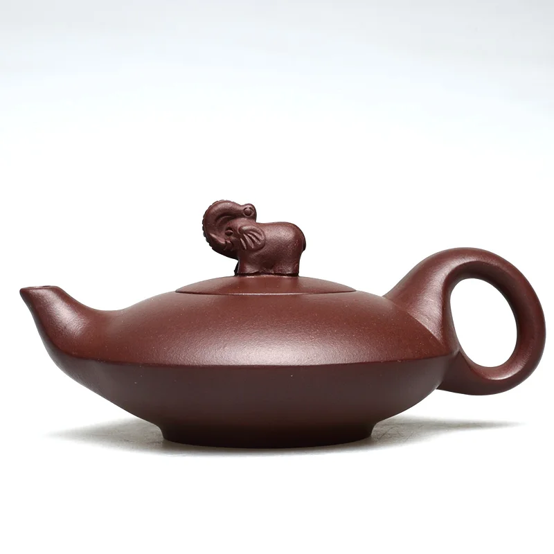 

Vintage Teapot Purple Clay Kitchen Chrysanthemum Tea Herbal Green Teapots Chinese Puer Premium Theepot Tea Kettle EH60TP
