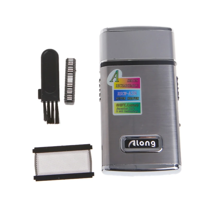 

2 in 1 Stainless Steel Men's Electric Reciprocating Rechargeable Shaver Razor